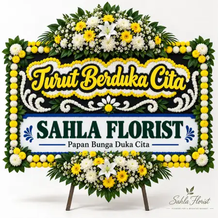 Papan Bunga Duka Dinoyo
